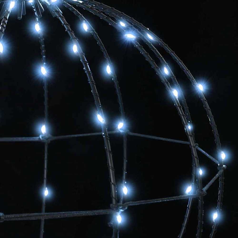 Dovana su 192 LED Šalta balta 60 cm metalas