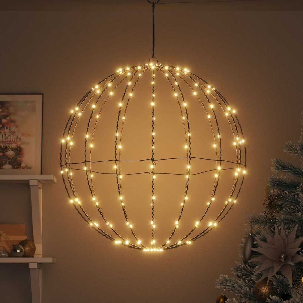 Dovana su 192 LED Šilta balta 59,5 x 59,5 x 63 cm metalas