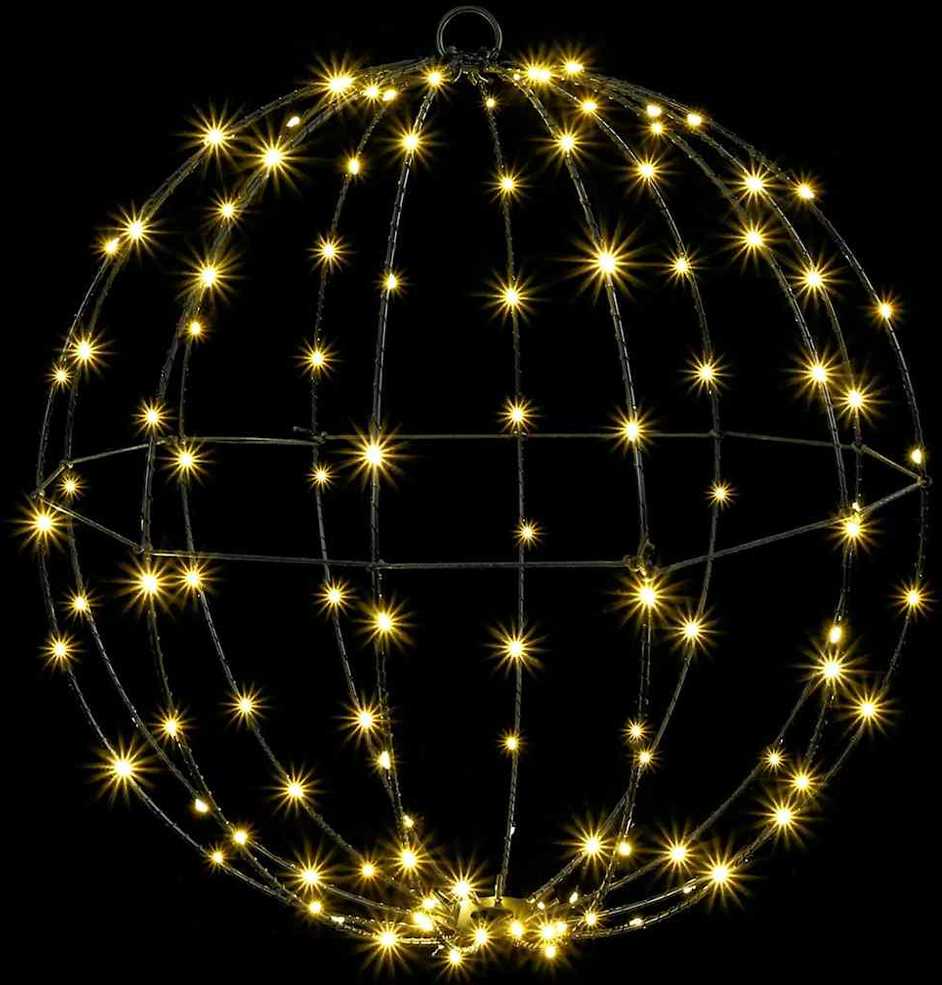 Dovana su 320 LED 2 pcs Šilta balta 50 cm metalas