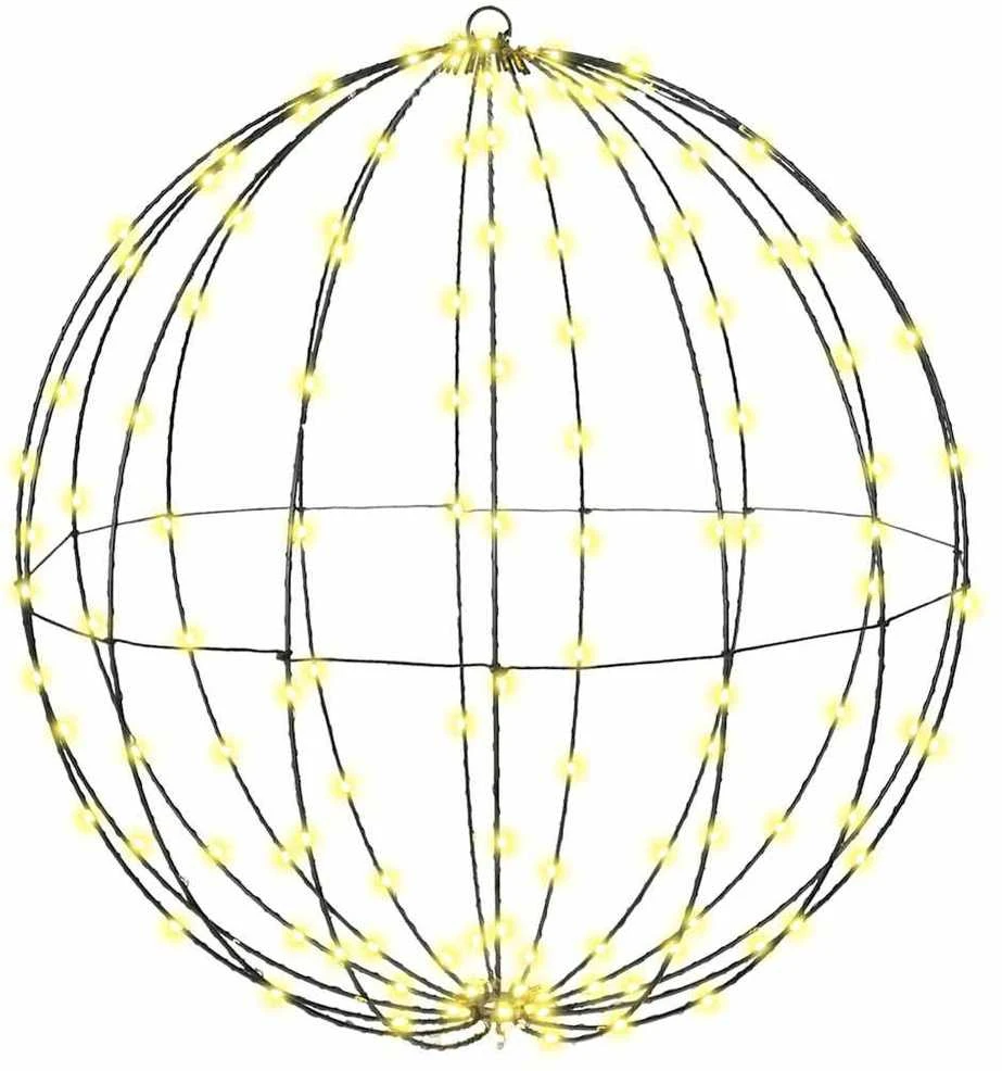 Dovana 2 vnt. Šilta balta 60 x 60 x 62 cm Metalas 384 LED
