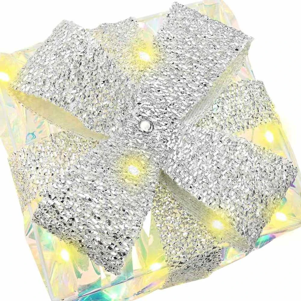 Apšviesta Kalėdinė Dovana 3 vnt. 150 LED Šilta balta