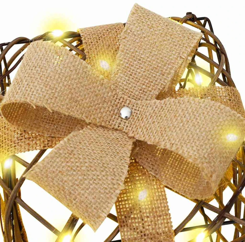 Apšviesta Kalėdinė Dovana 3 vnt. 150 LED Šilta balta