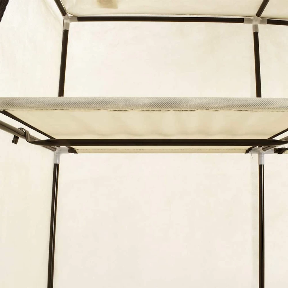 Drab. spinta su skyr. ir stryp., krem. sp., 150x45x175cm, aud.