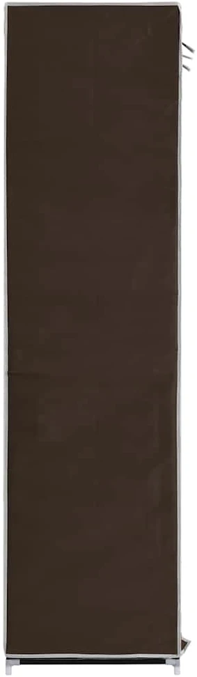 Drab. spinta su skyr. ir stryp., ruda, 150x45x175cm, audinys