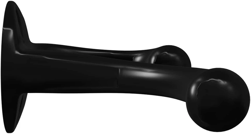 Drabužių kabliukas 12 vnt. Juoda 102 x 29 x 47mm Cinko Lydinys
