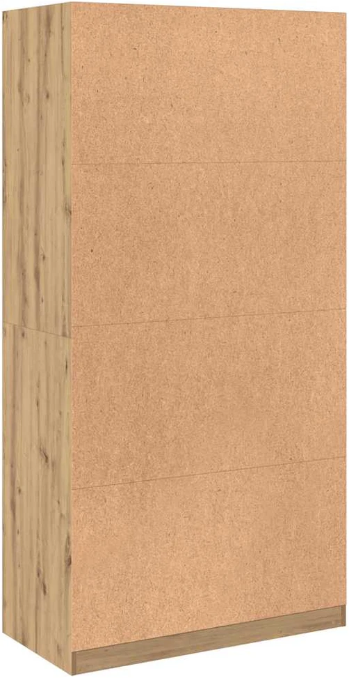 Drabužių spinta, artisano ąžuolo, 100x50x200cm, mediena