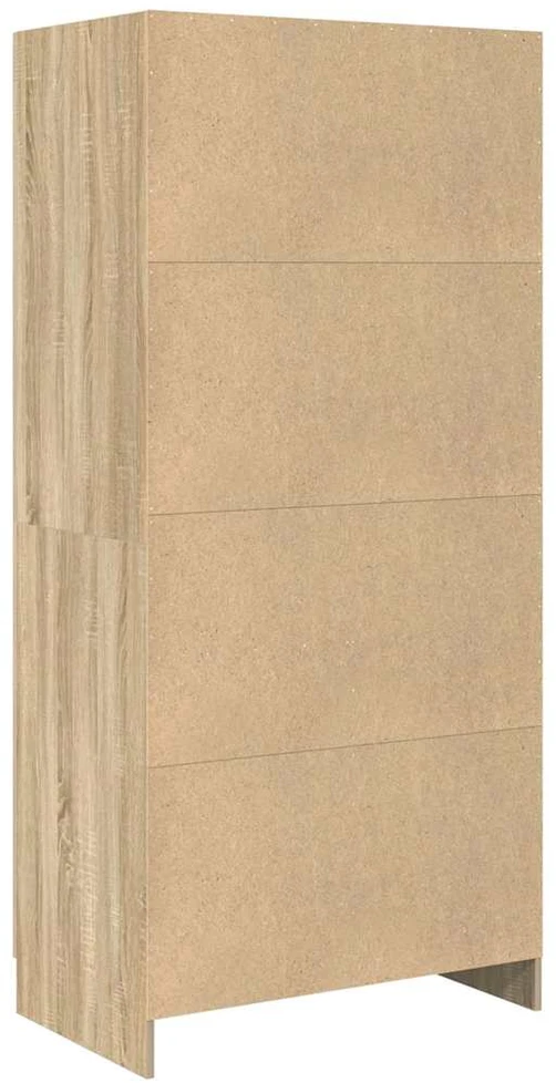 Drabužių spinta, ąžuolo, 82,5x51,5x180cm, apdirbta mediena