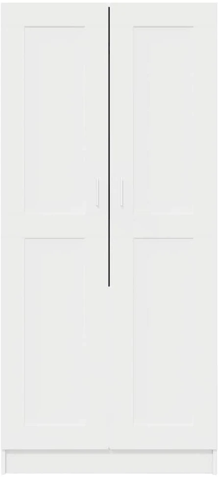 Drabužių spinta, balta, 82,5x51,5x180cm, apdirbta mediena