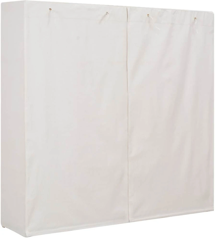 Drabužių spinta, baltos sp., 173x40x170cm, audinys