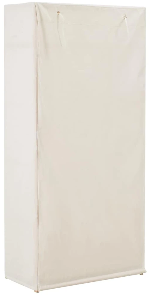 Drabužių spinta, baltos sp., 79x40x170cm, audinys
