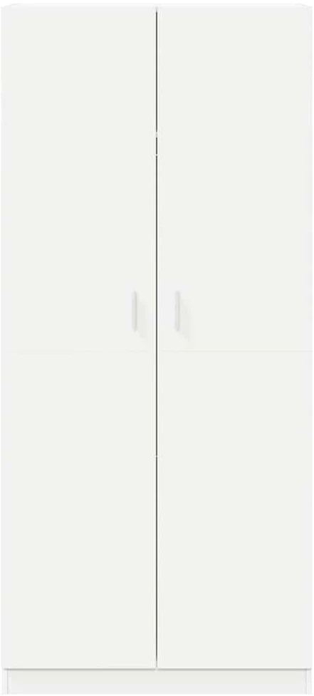 Drabužių spinta, baltos spalvos, 90x52x200cm, apdirbta mediena