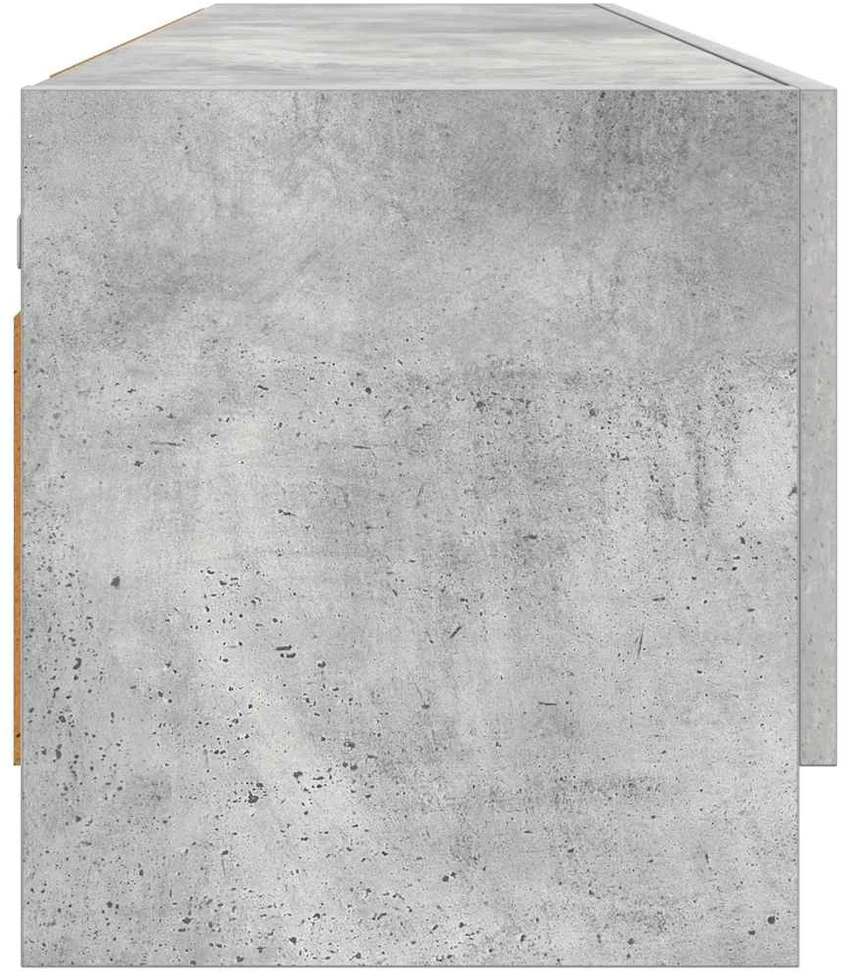 Drabužių spinta, betono, 100x32,5x35cm, apdirbta mediena