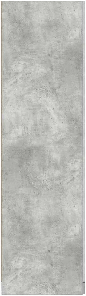 Drabužių spinta, betono pilka, 80x52x180cm, apdirbta mediena