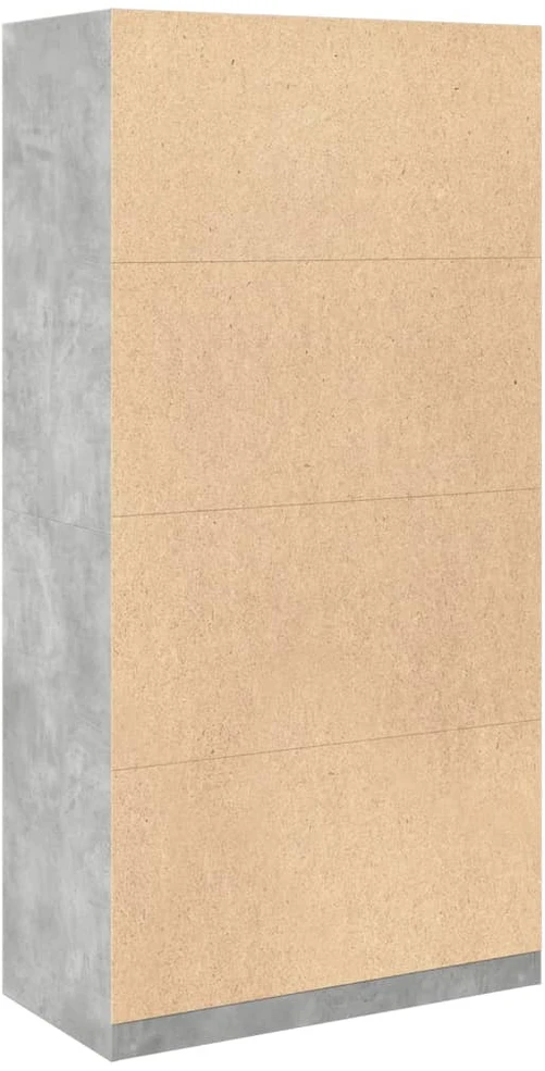 Drabužių spinta, betono pilkos spalvos, 100x50x200cm, MDP