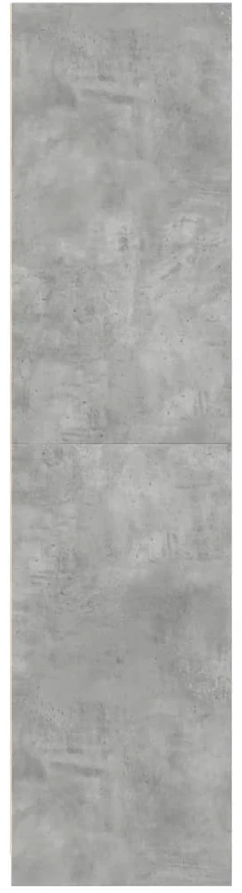 Drabužių spinta, betono pilkos spalvos, 30x50x200 cm, MDP