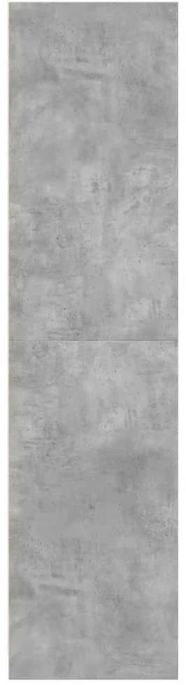 Drabužių spinta, betono pilkos spalvos, 30x50x200 cm, MDP