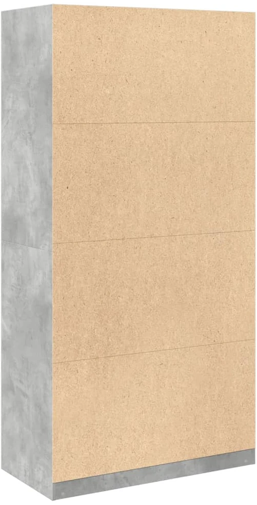 Drabužių spinta, betono pilkos spalvos, 100x50x200cm, MDP