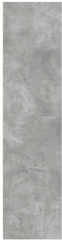 Drabužių spinta, betono pilkos spalvos, 80x50x200 cm, MDP