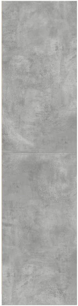 Drabužių spinta, betono pilkos spalvos, 80x50x200 cm, MDP