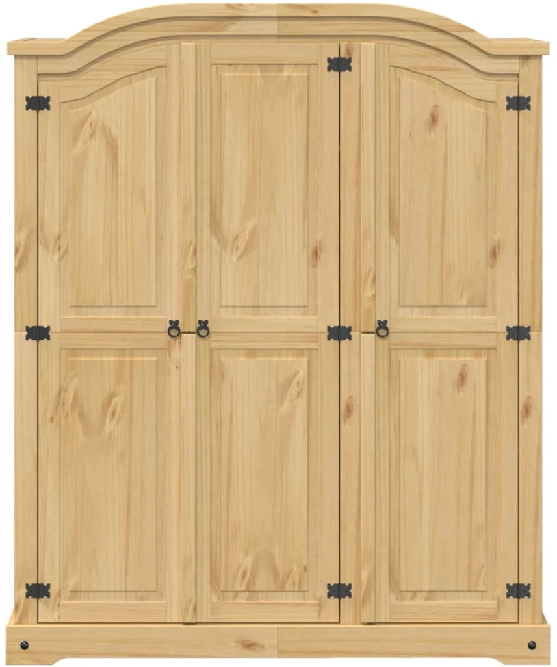 Drabužių spinta Corona, 151,5x52x186cm, pušies medienos masyvas