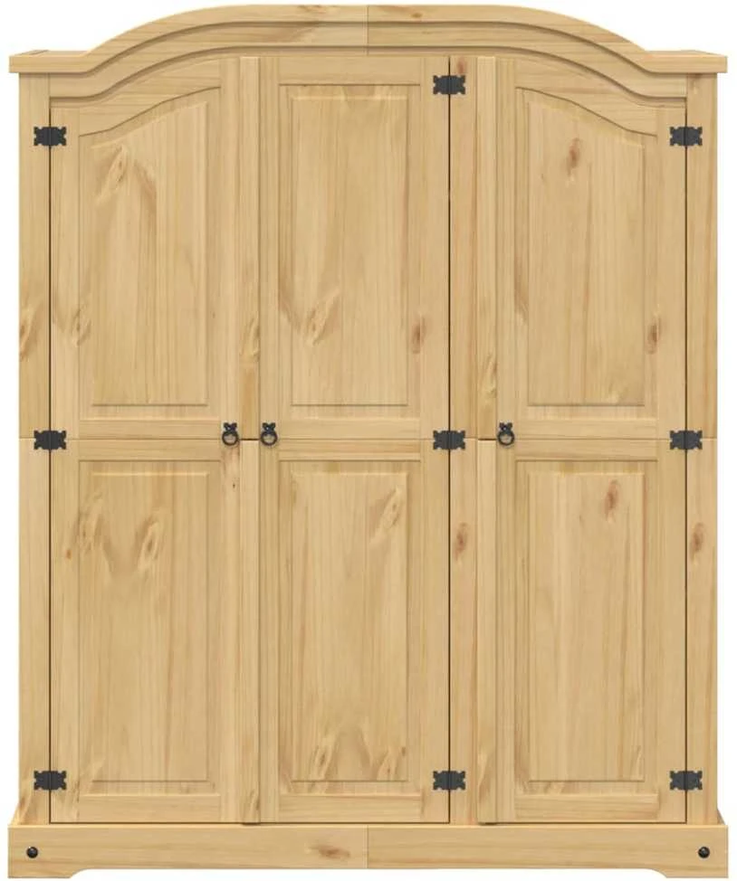 Drabužių spinta Corona, 151,5x52x186cm, pušies medienos masyvas