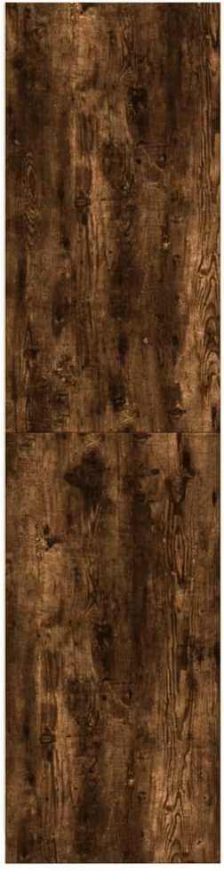 Drabužių spinta, dūminio ąžuolo, 100x50x200cm, apdirbta mediena