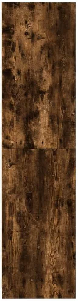 Drabužių spinta, dūminio ąžuolo, 100x50x200cm, apdirbta mediena