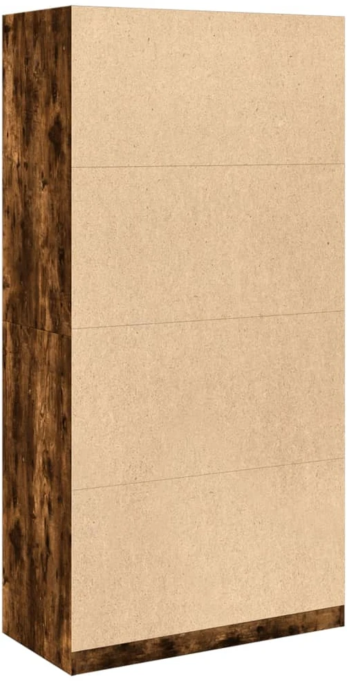 Drabužių spinta, dūminio ąžuolo, 100x50x200cm, apdirbta mediena