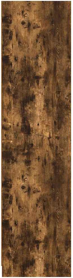 Drabužių spinta, dūminio ąžuolo, 100x50x200cm, apdirbta mediena