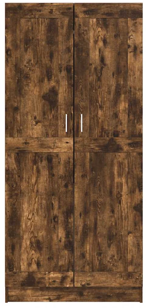Drabužių spinta, dūminio ąžuolo, 82,5x51,5x180cm, mediena