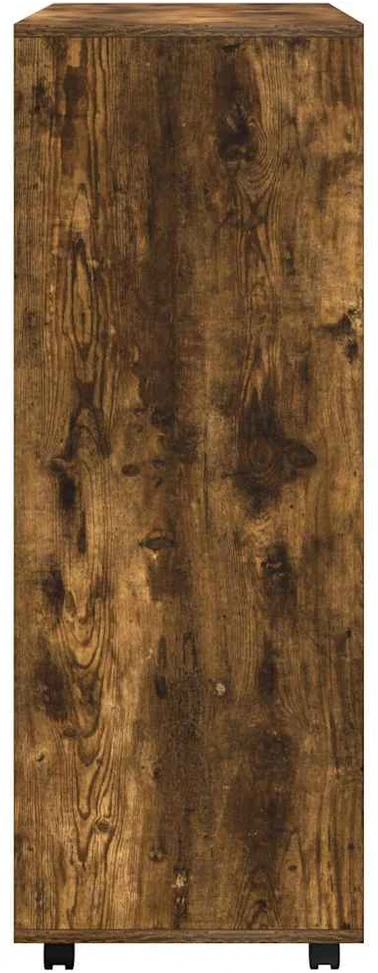 Drabužių spinta, dūminio ąžuolo spalvos, 80x40x110cm, mediena