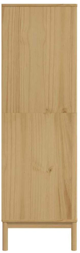 Drabužių spinta FLORO, vaško ruda, 77x53x171cm, pušies masyvas