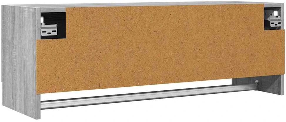Drabužių spinta, pilkos ąžuolo spalvos, 100x32,5x35cm, mediena