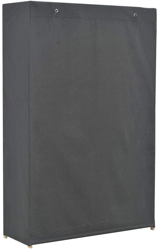 Drabužių spinta, pilkos sp., 110x40x170cm, audinys, 3 lent.