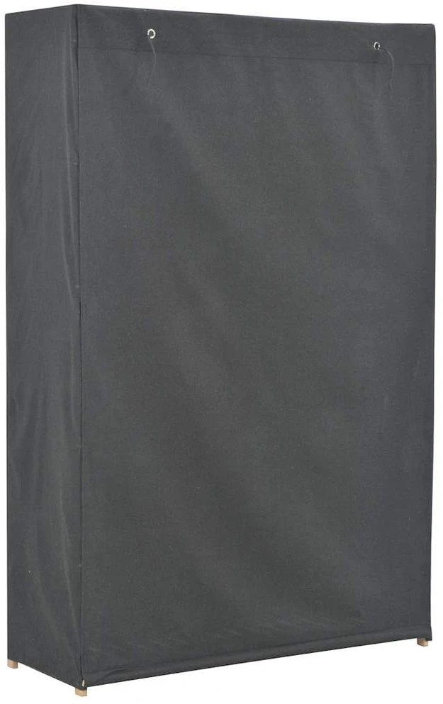 Drabužių spinta, pilkos sp., 110x40x170cm, audinys
