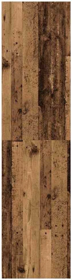 Drabužių spinta, sendintos medienos, 100x50x200cm, MDP