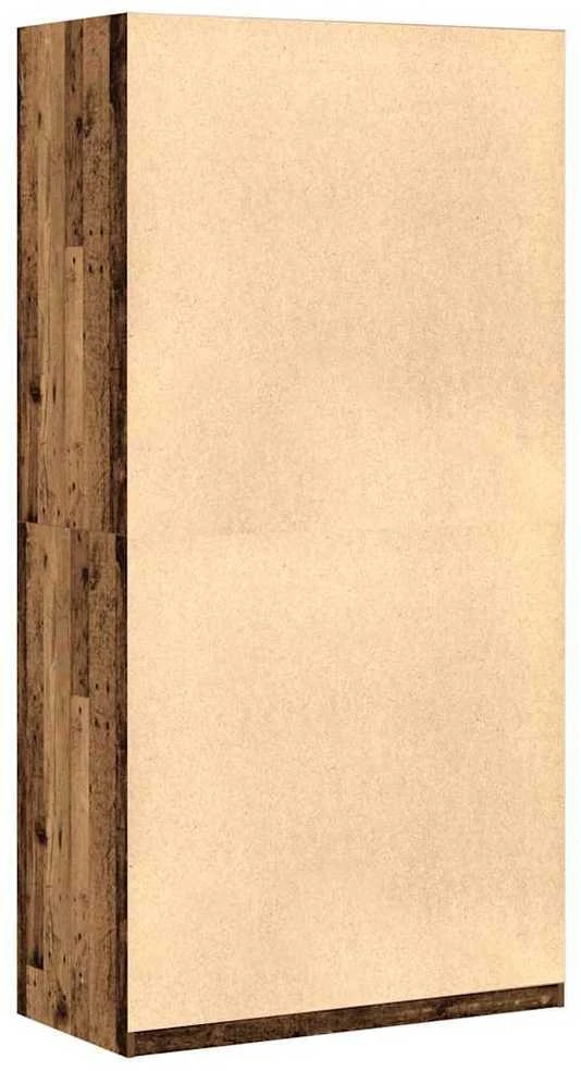 Drabužių spinta, sendintos medienos, 100x50x200cm, MDP