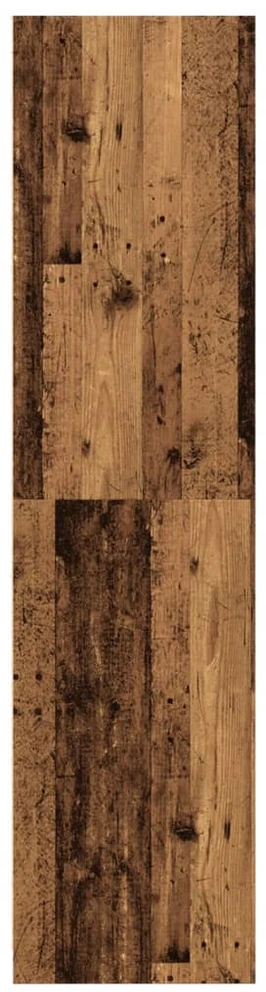 Drabužių spinta, sendintos medienos, 50x50x200 cm, MDP
