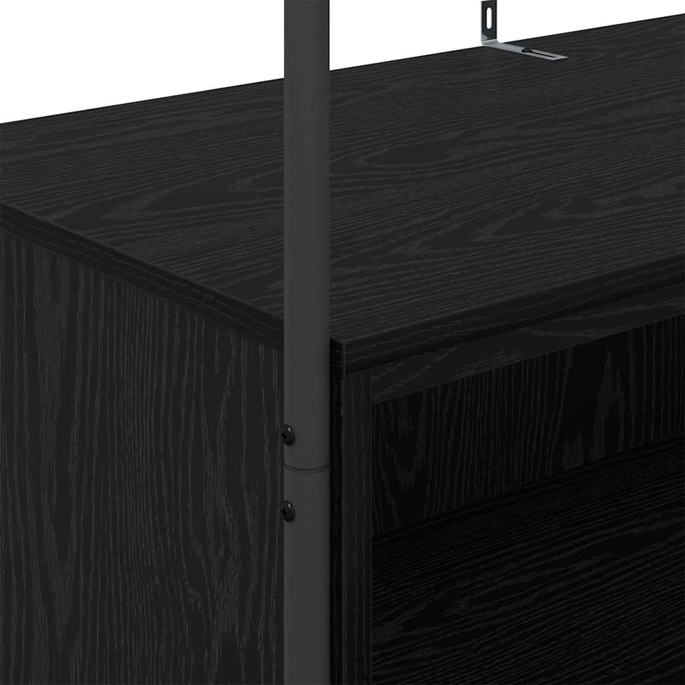 Drabužių stovas Juoda 100 x 44 x 160 cm Apdirbta mediena