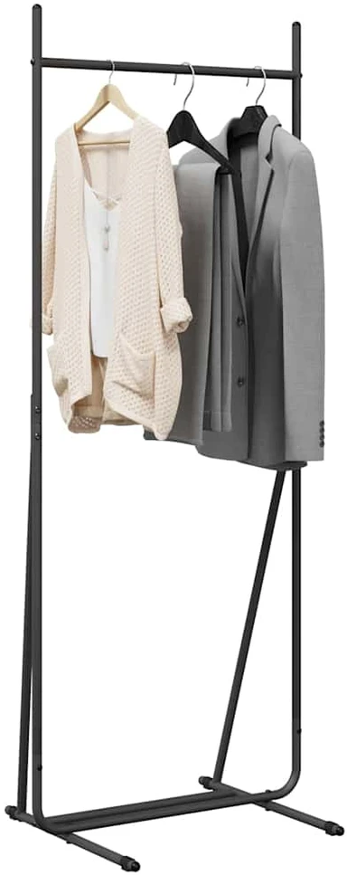 Drabužių stovas Juoda 62 x 48 x 158 cm Plienas