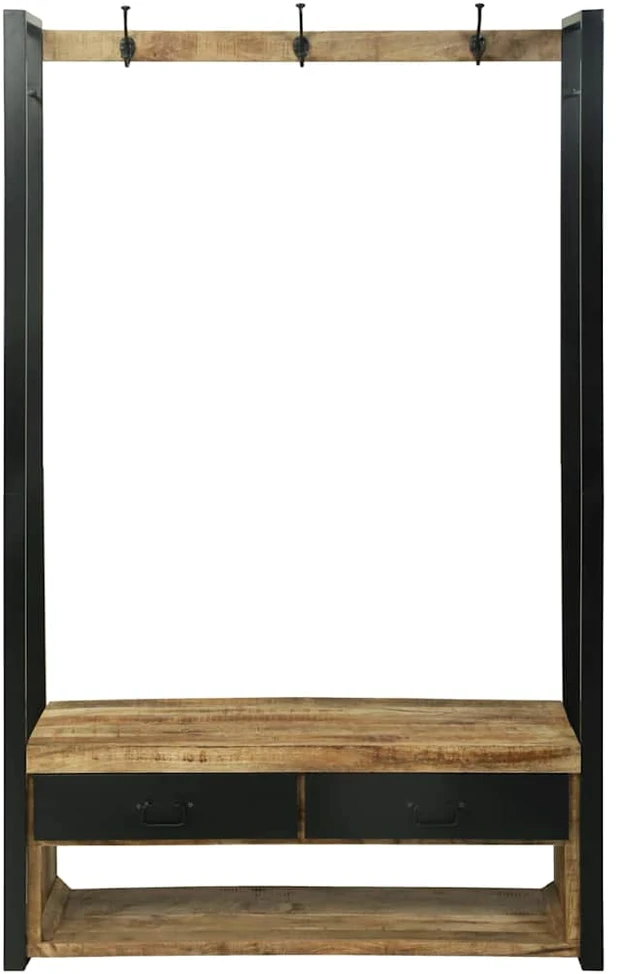 Drabužių stovas Ruda 110 x 40 x 179 cm Mango medienos masyvas