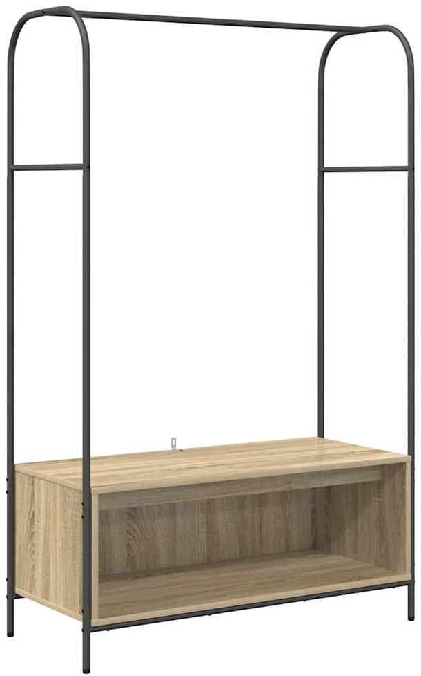 Drabužių stovas Rudas ąžuolas 100 x 44 x 160 cm