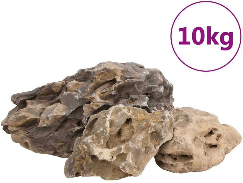 Drakono akmenys, pilkos spalvos, 10kg, 10–40cm