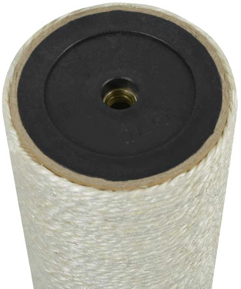 Draskyklė katėms, stovas, 8x60 cm, 10 mm, smėlio spalvos