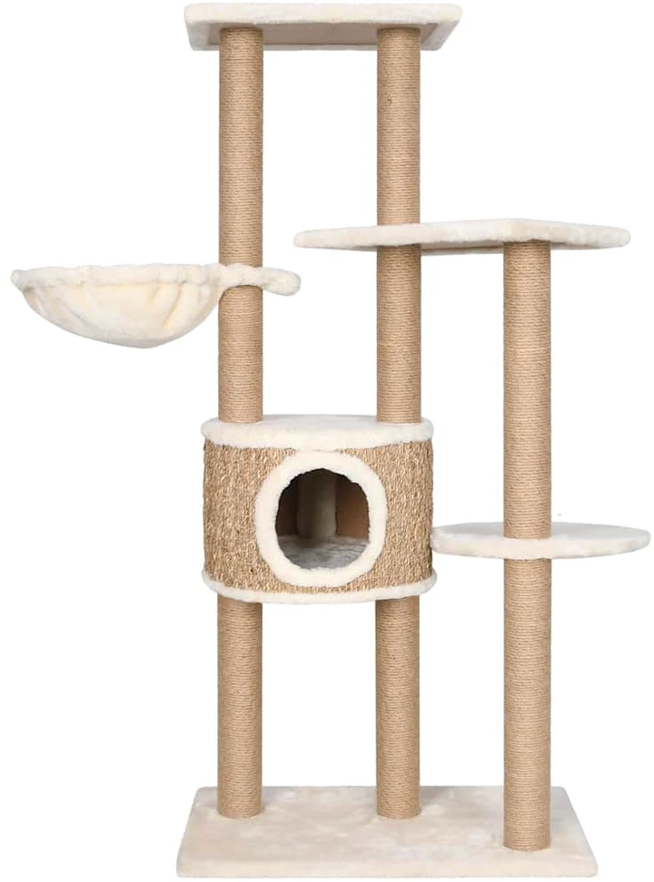 Draskyklė katėms su stovu, 126cm, jūros žolė