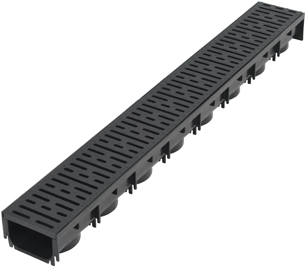 Drenažo latakai, 4 m, plastikas