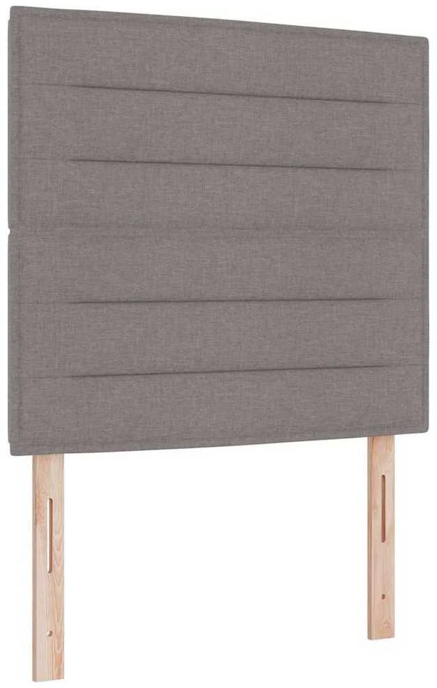 Kiemas lova su LED juostelėmis Tortora 120 x 190 cm audinys