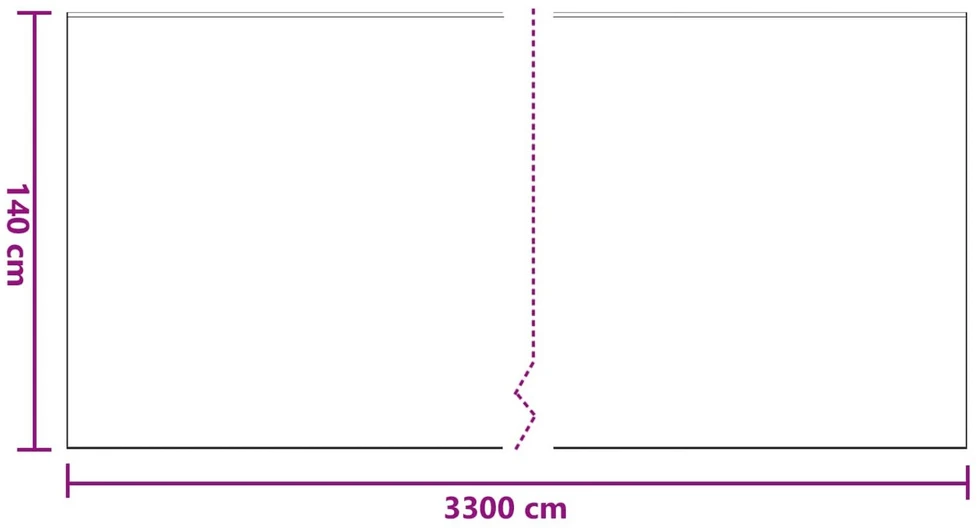 Dulkių lapas su klijuojama juosta 6 vnt. Skaidrus 140 x 3300 cm