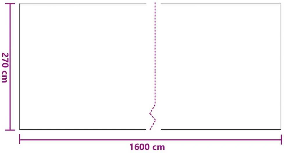 Dulkių lapas su lipnia juosta 12 vnt. Skaidrus 270 x 1600 cm