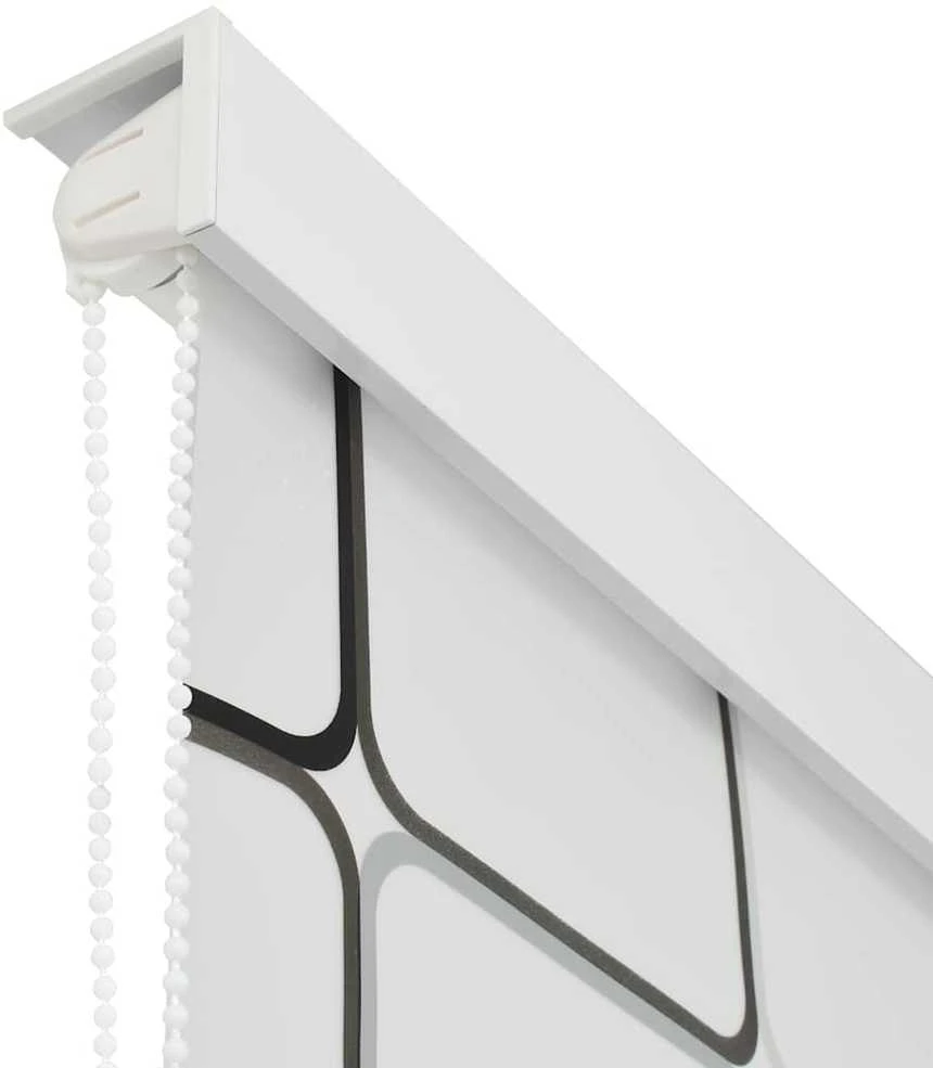Dušo roletas, 80x240 cm, kvadratų raštas
